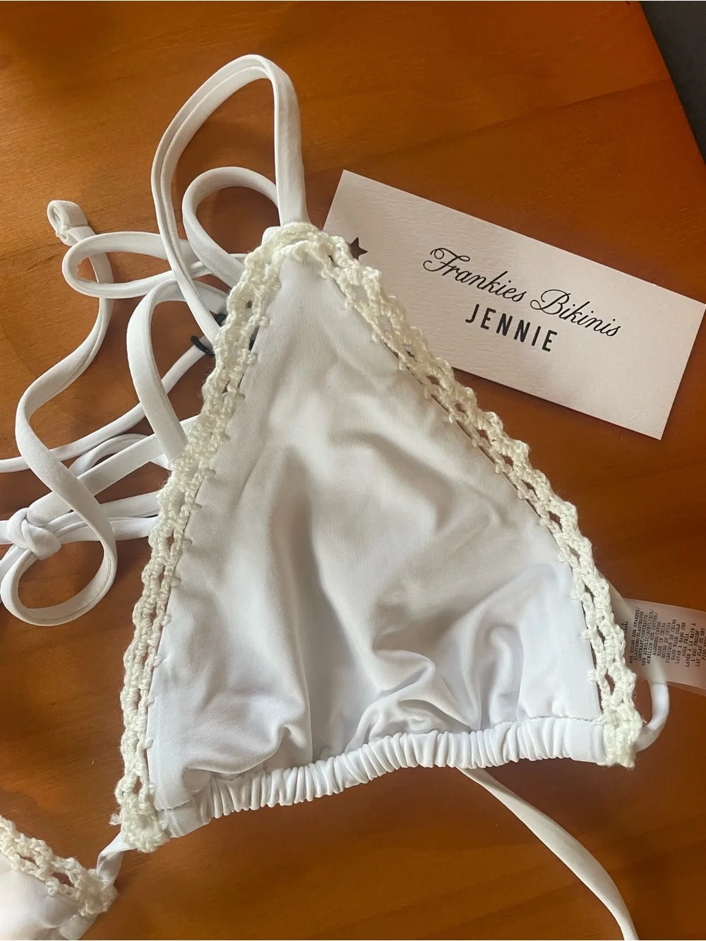 Frankie’s Bikinis x JENNIE Nick Triangle Bikini Top